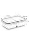1 Liter Food Storage Container with 2 Compartments, Leak-Proof Gasket and Locking Lid -Lc505 - 4