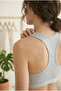 Women's Sports Bustier 3-Pack – Swimmer Back, Thick Strap, Comfortable Stretchy Fabric - 3
