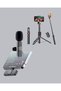 Dual Lavalier Microphone and Tripod Selfie Stick Set for Vlogging and Live Streaming - 2