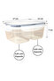 2-Compartment 0.45+0.45 Liter Food Storage Container with Locking Lid Lc-524 - 3