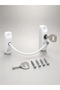 Window Security Device with Key Flexible Cable Window Opening Limiter Lock - 5