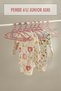 Set of 6 Baby Hangers & Baby Wardrobe Hangers Pink