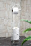 Wrought Iron Wc Toilet Paper Holder White - 2