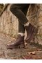 Women's Genuine Leather Buckle Detailed Casual Boots 25K 2353524K Z Mink Nubuck - 4