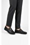 Men's Black Genuine Orthopedic Comfortable Laceless Non-Slip Sole Casual Shoes 126 - 2