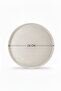 Set of 6 Toledo Serving Plates 24cm Cream - 2