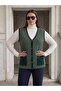 Patterned Steel Knit Classic Tricot Vest