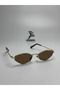 Mw Triangle Women's Sunglasses Organic Glass Gift for Spouse/Lover New Trend Uv400 56 Ekartman - 5