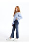 Basic Velvet Girls' Sweatpants with Elastic Waistband