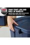 Roughneck Storage Tote with Snap-On Lid, 14 Gallon, Shatter-Resistant Polyethylene, Stackable with Built-In Handles, Approx 23.9 x 15.9 x 12.25 in, Everyday Storage, Dark Indigo Metallic - 3