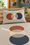 Colorful Modern Patterned Youth and Children's Single Pique Set - 160x230 - 2