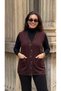 Banti Baklava Patterned Classic Knit Buttoned Vest