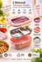 2-Compartment Stainless Steel Lunch Box – Portable Meal Container with Leak-Proof Lid - 4
