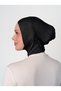 Ready-Made Bonnet - Half Neck Collar (Crossed) - Black - (St293), (Id 7829301) - 3