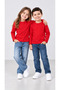 100% Cotton Unisex Children's Crew Neck Long Sleeve Basic T-Shirt 2-10 Years
