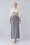 Women's striped detail polo collar knit dress - 4