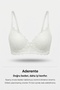 Ecru Textured Lace Detailed Adjustable Strap Bra & Panty Lingerie Set - Underwire and Non-Padded - 5