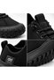 Ba0248 Boa Black Flexible Lace-Up Ultra Light Breathable Sneaker Shoes - 7