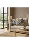 Napoli Italian Patterned Lemon 2-Piece Throw Pillow Cover (43.43cm) - 4