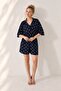 Women's 100% Viscose Woven Double Breasted Collar Elastic Waist Summer Comfortable Jumpsuit - 3