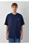 Jeans Navy Blue T-Shirt Oversize / Wide Cut 0613676-70490 - 3