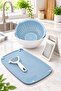 Handy 5 Piece Meal Prep Set – 5 Piece Handy Dowry Set - Blue - 2