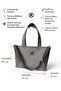 Crossbody Shoulder Bag - Mink Waxed Canvas Medium Size Satchel Bag - 3