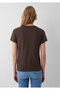 Floral Printed Brown T-Shirt Semi Slim Fit 1614274-91100 - 5