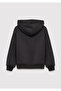 Logo Printed Hooded Anthracite Sweatshirt 7S10179-70087 - 3