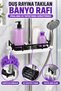 Organizing Bathroom Shelf with Hanger, Shampoo Holder Bathroom Organizer