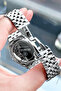 Original Gift Men's Wristwatch with Calendar Silver Color Steel Band Japanese Movement Hme2080C1 - 4