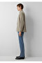 Tencel ™ ) Lyocell Blended Khaki Shirt Regular Fit / Normal Cut 0220433-70321 - 4