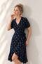 Women's 100% Viscose Woven Wrap Neckline Skirt Gorgeous Summer Dress - 6