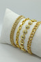 Cube Detail Four-Piece Combo Bracelet - 3
