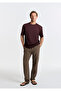 Elastic Waist Muslin Brown Jogger Trousers 0010596-83866