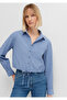 Gingham Lace Detailed Shirt Standard 1220423-A6882
