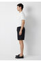 Black Linen Shorts 0410321-900 - 4