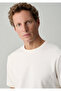 Ecru Basic T-Shirt Regular Fit / Normal Cut 0613547-70057 - 2