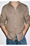Brown (Tencel) ™ ) Shirt Regular Fit / Normal Cut 0210818-83866 - 3