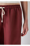 Linen Blend Red Trousers 1011269-70409 - 6