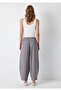 Wide Leg Gray Trousers 1011275-70087 - 5