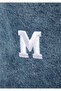 M Logo Embroidered Denim Shoulder Bag 1913790-22189 - 6