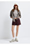Printed Claret Red Shorts 1410260-70223 - 2