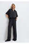 Anthracite Wide Leg Pants 1011200-70087 - 3