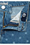 Polka Dot Jean Shorts 7410655-A3339 - 4