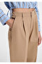 Beige Pleated Trousers 1011147-70215 - 7