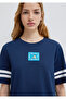 Snoopy Printed Navy Blue T-Shirt Regular Fit / Normal Cut 1614053-70488 - 3
