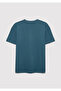 Printed Green T-Shirt Loose Fit / Comfortable Loose Cut 6610412-70771 - 4