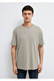 Gray Basic T-Shirt Loose Fit / Comfortable Loose Cut 0613466-70352 - 4