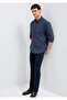 Navy Blue Shirt Regular Fit / Normal Cut 0211554-87822 - 2